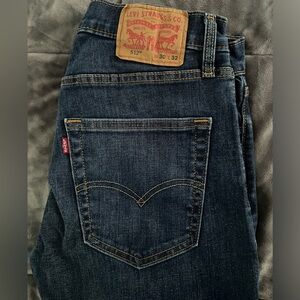 Levi’s 512 mens Jeans dark blue size W30 L 32 gently worn